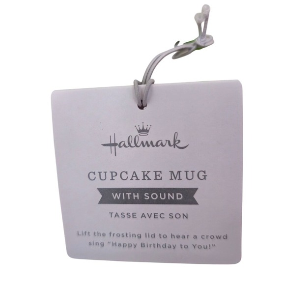 Hallmark‎ Cupcake Happy Birthday Gift Mug With Sound NWT - Picture 4 of 4